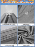 romision Thermal Underwear for Men Long Johns Fleece Lined Hunting Gear Bottom Top Set Base Layer for Cold Weather Gift