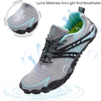 L-RUN Barefoot Water Shoes Women Mens Aqua Sock Athletic Hiking Water Sports Shoes for Swim Beach Pool Sand Diving Walking