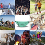 MAXTOP Large Crossbody Fanny Pack with 4-Zipper Pockets,Gifts for Enjoy Sports Festival Workout Traveling Running Casual Hands-Free Wallets Waist Pack Phone Bag Carrying All Phones