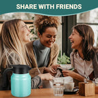 34Oz Thermal Coffee Carafe for Hot/Cold, Stainless Steel Thermos Carafes for Hot Liquids, Dustproof Insulated Hot Water Carafe for Party/Home,Seafoam