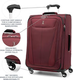 Travelpro Maxlite 5 Softside Expandable Luggage with 4 Spinner Wheels, Lightweight Suitcase, Men and Women, Burgundy, 2-Piece Set (21/25)