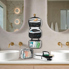 Toiletry Bag Kit Set: Hanging Travel Toiletry Bag + 311 TSA Cosmetic Liquid Bag + Ultralight Accessory Organizer Pouch