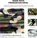 Primacare CB-6842-10 Pack of 10 Emergency Foil Mylar Thermal Blanket Camouflage, 84" Length x 52" Width
