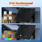 Solar Charger for Ring Doorbell,Ring Solar Panel for Video Doorbell 3/3 Plus/4,Battery Doorbell Plus/Pro(U-Shaped Port)