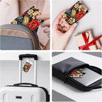 Wallet Tracker Card (iOS Only), Rechargeable Bluetooth Smart Tracking for Apple Find My Compatible Anti Tracker for Men Women Slim Item Locator for Purse Passport Key Luggage Tag (1Pcs/Golden FLR)