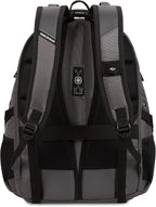 SwissGear 1900 ScanSmart 17” Laptop Backpack Stingray Ballistic – Reflective Tech Backpack with ScanSmart Compartment – Multiple Organizer Pockets & RFID Scan Blocking Technology