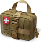 Upgrade Molle Rip Away Ifak Pouch, Tactical Small Belt First Aid Pouch Medical Utility EMT Pouch Only