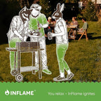 Inflame Fire Starters 800 pcs Fire Starters for Campfires, Grill, BBQ, Fireplace, Woodstove - Charcoal Starter - Waterproof, Weather-Resistant - Natural Wood Fireplace Starters