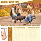 Pixel Panda Winter Gloves for Men Women Warm Touchscreen Gloves for Cold Weather Thin Water-Resistant Windproof Non-Slip Gloves for Cycling, Driving, Running, Hiking