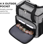 Coffee Maker Carring Bag for Keurig K-Slim/K-Express/K-Iced/Ninja PB041ST/Ninja PB051, Water Resistant Carry Case for Travel, Grey