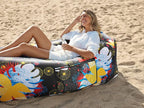 WEKAPO Inflatable Sun Lounger, Air Sofa, Hammock, Portable, Waterproof and Leak-Proof, Ideal for Backyard, Beach, Travel, Camping, Picnics and Music Festivals