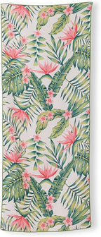 Nomadix Original Towel - Perfect for Beach, Pool, Travel, Camping, Yoga - Made with Recycled Materials - Super Absorbent - Sand Resistant -Palms Pink - 72.5" x 30"
