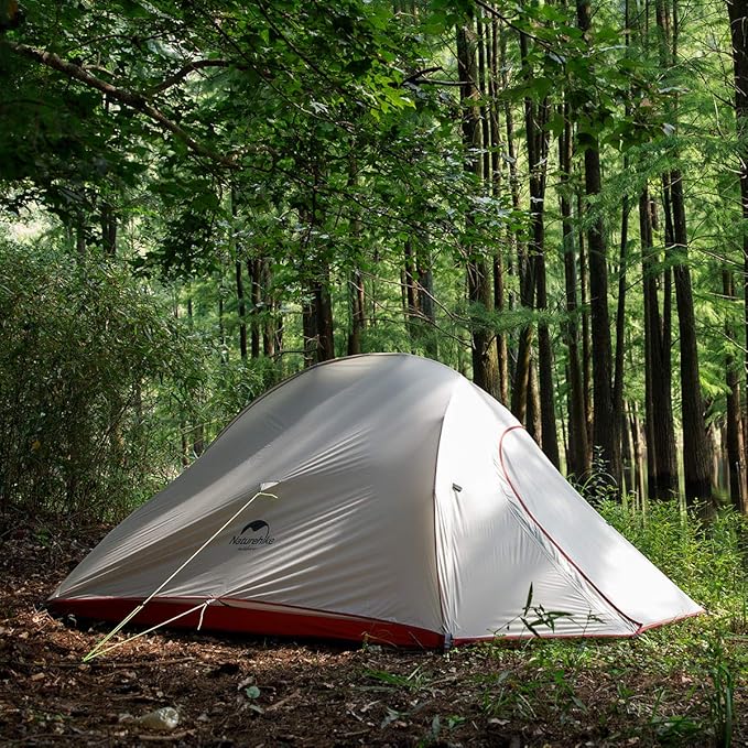 Naturehike Cloud-Up 2 Person Tent Lightweight Backpacking Tent with Footprint - Free Standing Ultralight Camping Hiking Backpack Tents Two Person Tent