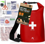 Avalanche First Aid Kit in Dry Bag, 103 Pcs Emergency Supplies Kit in Waterproof Bag for Home, Car, Travel, Sports or Camping, Durable, Ideal for Water Activities, Survival Gear Kit