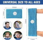 Motion Sickness Bands Anti Nausea Wristband for Adult and Kids Morning Sickness Relief for Pregnant Women Acupressure Nausea Relief for Car, Sea, Air Sickness - 2 Pairs Blue, Blue