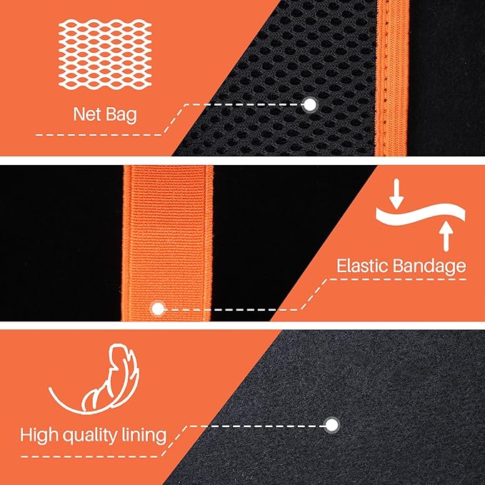 Hard Case Compatible with Garmin inReach Mini 2 / inReach Mini Lightweight Compact Satellite Communicator Hiking Handheld 010-02602-00/010-02602-01/010-01879-00 (Black + Orange Case)