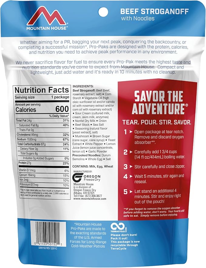 Mountain House Pro Pack