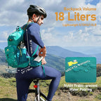 N NEVO RHINO Hydration Backpack, 18L Multipurpose Hiking Backpack with 3L Water Bladder, Water Backpack Insulated Hydration Pack Ideal for Hiking and Cycling