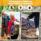 NATUREFUN Ultra-Light Travel Camping Hammock | 300kg Load Capacity,Breathable,Quick-Drying | 2 x Premium Carabiners,2 x Nylon Slings Included | Outdoor Indoor Garden