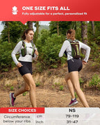 UTOBEST Running Vest, 5L Hydration Vest Lightweight, Breathable and Sweatproof Running Backpack, Adjustable Running Hydration Vest for Trail Running Marathon Race Jogging Cycling