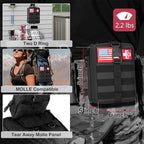 [New Upgrade] First Aid Kit, Survival Gear Outdoor Tactical Gear Set First Aid Kits Military Grade Molle System for Camper Travel Hunting Hiking and Adventures