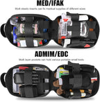 PETAC GEAR Tactical Rip Away Medical IFAK Pouch Tear Off First Aid EDC Pouches Molle & Belt Outdoor Emergency Survival Bag