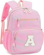 Mini Toddler Backpack for Girls 2-4, Cute Personalized Preschool Kindergarten Backpack for Kids Birthday Gifts (Pink A)
