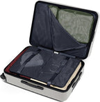 Away Medium Checked Luggage, Lightweight Hard Shell Suitcase with Spinner Wheels, Durable Rolling Luggage, TSA Lock, 26 Inch, Cloud Gray