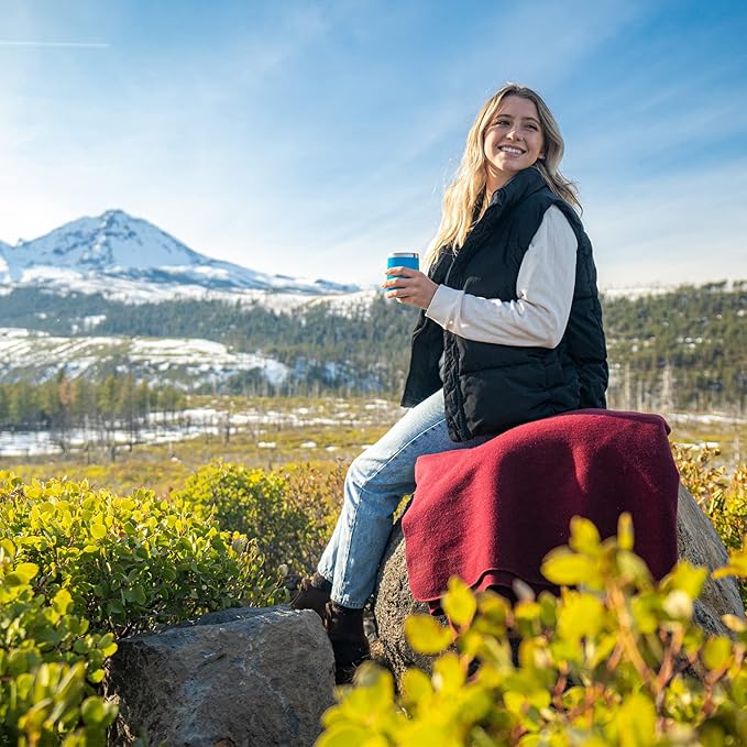 Arcturus Military Wool Blanket - Warm, Thick, Washable - Great for Outdoors, Camping, Stadium Blanket, Picnics, Travel - Car & Bushcraft Survival Kits