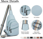 Sling Bag Crossbody Bags for Women Small Cross Body Bag Fanny Packs Chest Sling Purse for Daily Travel Leisure Sport