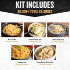 Ready Hour 120 Serving Entree Bucket-Freeze Dried Emergency Food Supply-Survival Meals with Long Shelf Life-Prepper Essentials for Disaster, Camping, Hiking, or Outdoor Use