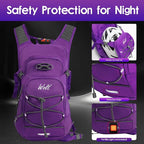 WOLT Hydration Backpack 18L Hiking Water Backpack with 2L Water Bladder for Men Women, Hydration Pack for Running Cycling Biking and Climbing