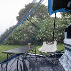 SUV Tent for Camping and Hiking, Lightweight with Rainfly and Tent Stakes, 6' x 6.5' Universal Tailgate Tent for Cars, SUVs, Trucks, Hatchbacks