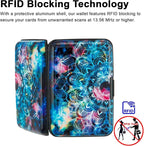 Credit Card Holder Small RFID Blocking Wallet Business Metal Slim Mini Aluminum Hard Case for Women Men