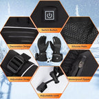 Heated Gloves for Men Women Rechargeable Waterproof Electric Motorcycle Gloves for SKI Snowboard Camping Hiking Camping
