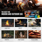 Phone Skope Pyro Putty: Single Use Waterproof Survival Fire Starter, 20 or 50 ct Foil Packs, Easy Tear, Easy Ignite, Fire Starters for Campfires