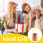 Tree of Life Solar Lantern Outdoor Waterproof, Large 13.4" Metal Hanging Decorative Lantern, Enlarged Solar Panel & 2000mAh Battery, Warm Glow for Garden, Patio Decor – Housewarming Gift for Women