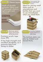 camping moon Storage Box Accessory Small Gear Organizer XS Black BG-1212BK (Coyote)