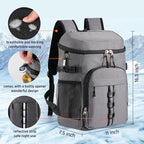 Cooler Backpack, Lightweight and Large Capacity Soft Backpack Cooler, Leak Proof Cooler Bag for Men Women