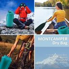 Upgraded 30D Nylon Waterproof Dry Bag-Extra Large Storage Sack for Hiking, Kayaking and Rafting-Roll Top Closure-Float on Water(20L/Turquoise blue)