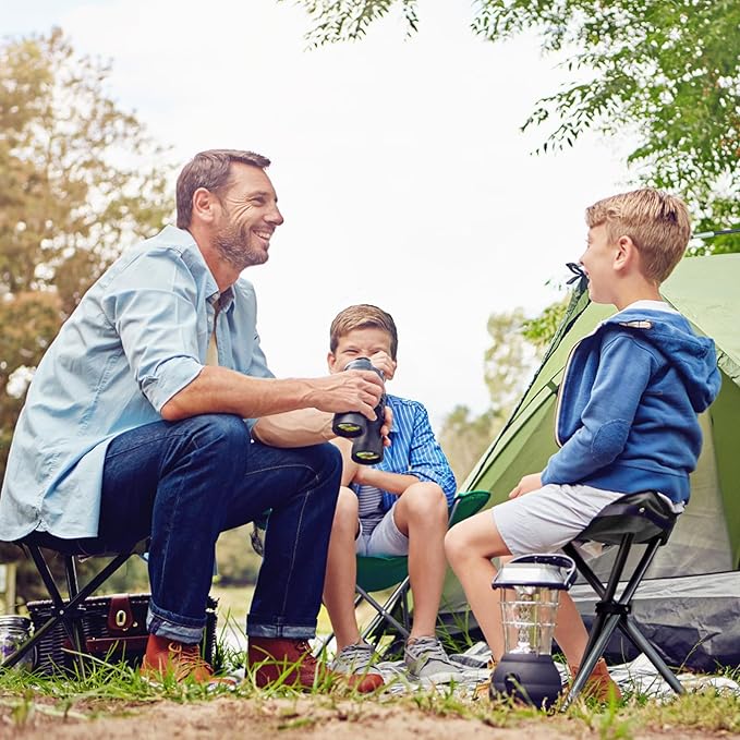 Travel Folding Camping Stool, 14.6 inches Tripod Chair and Maximum weight 300 lbs Outdoor Portable Party Chair Fishing Chairs Seat for Camping Fishing Hiking Gardening and Garden Painting Black