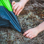 RunNico 4 Pcs Blinds and Tarps Auger Stakes-13 Inch Steel Hunting Blind Stakes-Heavy Duty Forged Steel Tent Stakes for Ground Blinds Tent Camping and Tarps, Black, RN-Hunting-Tent-Stakes-4pcs