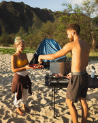 GSI Outdoors Cascadian 1 Person Table Set I 6-Piece Camping, Backpacking Mess Kit, Plastic BPA Free, Plate, Bowl, Mug, Cup & Cutlery Set