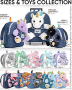 Naturally KIDS Black Unicorn, Gifts for 2 Year Old Girls, Gifts for 3 Year Old Girl, Toddler Unicorn Backpack