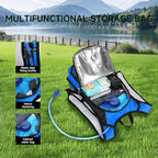 Hydration Backpack Hiking Backpack with Water Bladder Lightweight Insulation Hydration Pack Water Backpack for Hiking Cycling Running Festival Camping for Men Women