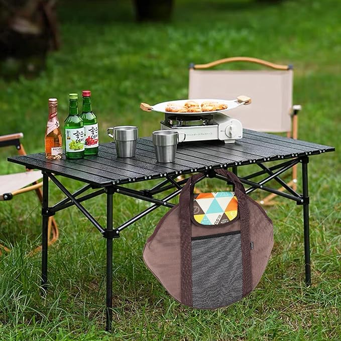 DOERDO DD Grill Pan Storage Bag, Rectangular, Brown, Nylon, 17.1x14.6Inch