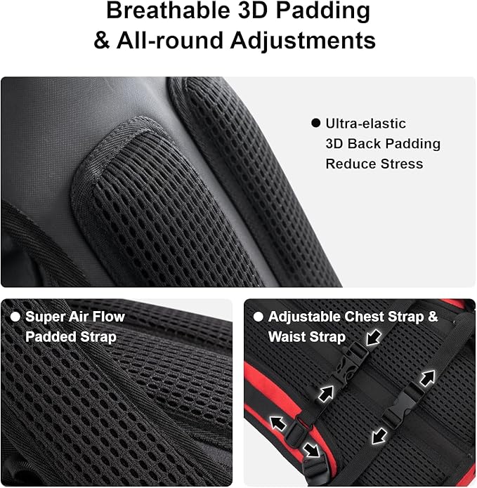 Everfun Hydration Backpack 18L with Water Bladder 2L/3L Hiking Water Backpack Women Men Hydration Pack Insulated Lightweight Day Hydropack with Storage for Hiking, Biking, Running, Festival