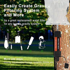 2 Pack Water Filter Straw - Portable, Compact, Multipurpose Water Purification Device for Emergency Kits, Outdoor Activities, Camping, Travel