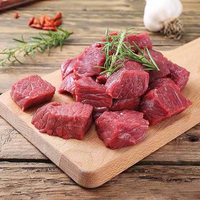 Military Surplus Freeze-Dried Top Round Beef Cubes – 16 oz, Uncooked – #10 Can – Long-Term Emergency Survival Food, Hunting, Camping, Backpacking & Prepper Supply – 25+ Year Shelf Life – Made in USA – Easy to Prepare