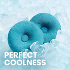 Manta Cool Sleep Mask – Blackout Eye Mask with Reusable Cooling Pads, Zero Eye Pressure and Adjustable Strap for Soothing Cool Relief